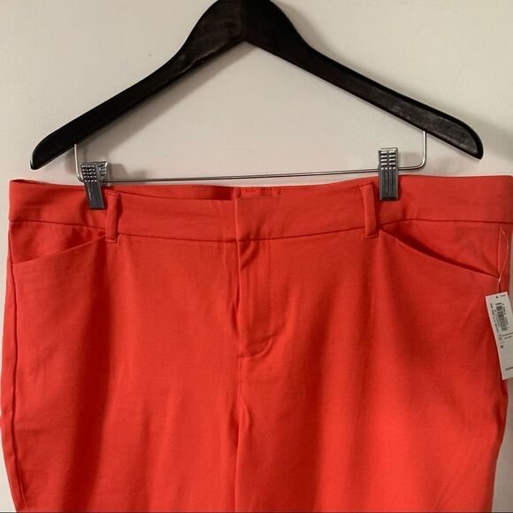 Old Navy “Briquette Coral” High Waist Ankle Length Pixie Pant - Picture 6 of 11